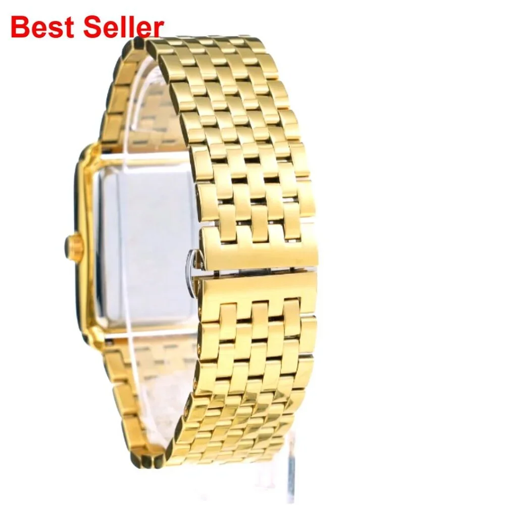 Solid Stainless Steel Bracelet Dress Watch, Japanese Quartz, Water Resistant